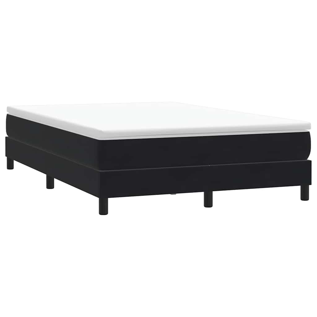 Vidaxl bed boxspring zonder matras 160x220 cm fluweel zwart