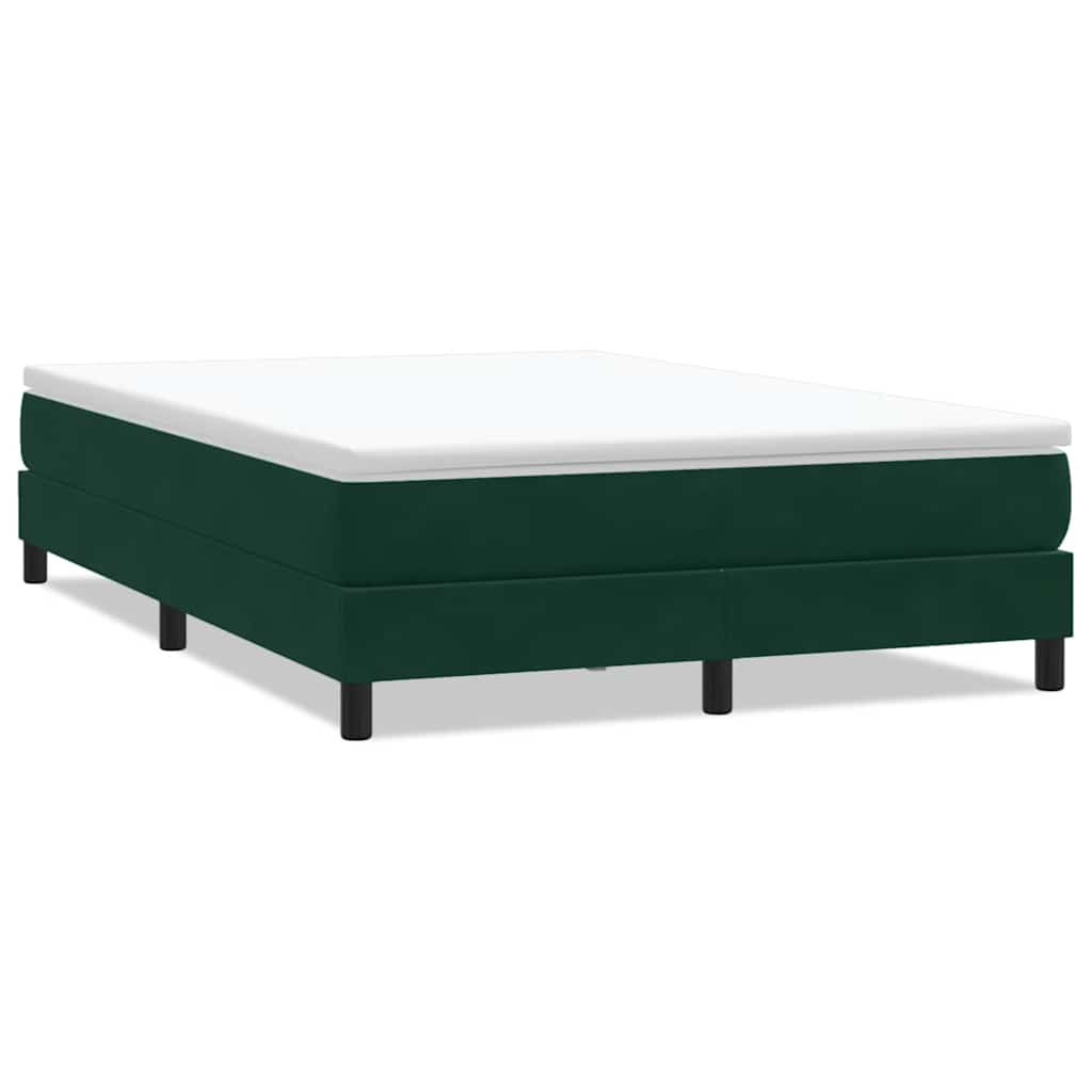 Vidaxl boxspring zonder matras fluweel donkergroen 160x220 cm