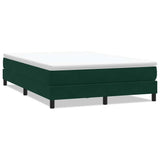 Vidaxl boxspring zonder matras fluweel donkergroen 160x220 cm