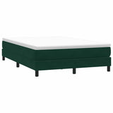 Vidaxl boxspring zonder matras fluweel donkergroen 160x220 cm