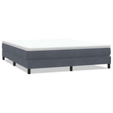 Vidaxl boxspringbed zonder matras 180x220 cm fluweel donkergrijs