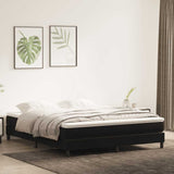 Vidaxl boxspringbed zonder matras 180x220 cm fluweel zwart