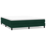 Vidaxl boxspringbed zonder matras 180x220 cm fluweel donkergroen