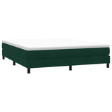 Vidaxl boxspringbed zonder matras 180x220 cm fluweel donkergroen