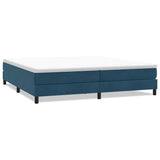 Vidaxl boxspring zonder matras fluweel donkerblauw 200x220 cm