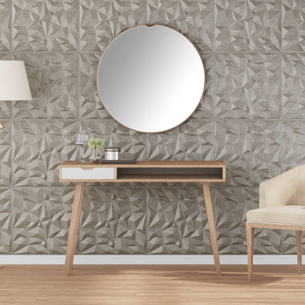 Vidaxl 24 ST Wall panels Amethist 6 m² 50x50 cm XPS concrete