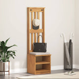 Vidaxl kapstok sandnes 45x40x159,5 cm massief grenenhout