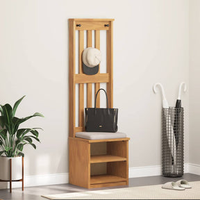 Vidaxl kapstok sandnes 45x40x159,5 cm massief grenenhout
