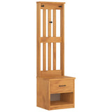 Vidaxl kapstok sandnes 45x40x159,5 cm massief grenenhout
