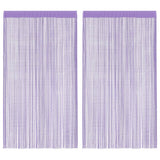 Vidaxl koordgordijnen 2 st 100x250 cm paars