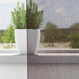 Vidaxl gordijnen voile met doorvoertules 2 st 140x245 cm bruin