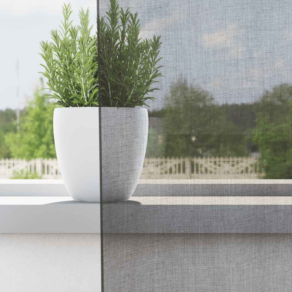 Vidaxl gordijnen voile met doorvoertules 2 st 140x245 cm donkergrijs