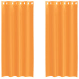 Vidaxl gordijnen voile met doorvoertules 2 st 140x245 cm oranje