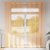 Vidaxl gordijnen voile met doorvoertules 2 st 140x245 cm oranje