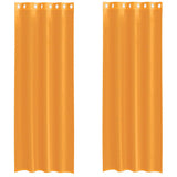 Vidaxl gordijnen voile met doorvoertules 2 st 140x300 cm oranje