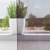 Vidaxl gordijnen voile met doorvoertules 2 st 140x175 cm paars