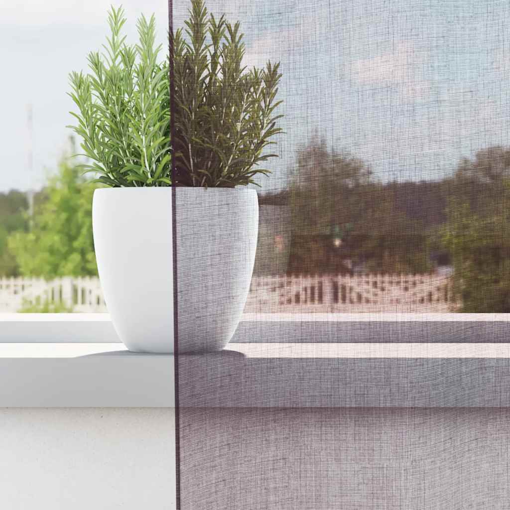 Vidaxl gordijnen voile met doorvoertules 2 st paars 140x260 cm