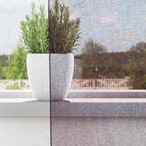 Vidaxl gordijnen voile met doorvoertules 2 st 140x300 cm paars