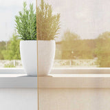 Vidaxl gordijnen voile met doorvoertules 2 st zand