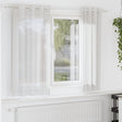 Vidaxl gordijnen voile met doorvoertules 2 st wit
