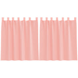 Vidaxl gordijnen voile met roedezakken 2 st roze