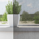 Vidaxl gordijnen voile met lussen 2 st 140x260 cm donkergrijs