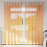 Vidaxl gordijnen met lussen 2 st 140x245 cm oranje