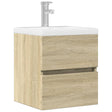 Vidaxl wastafelkast 41x38,5x45 cm spaanplaat sonoma eikenkleurig