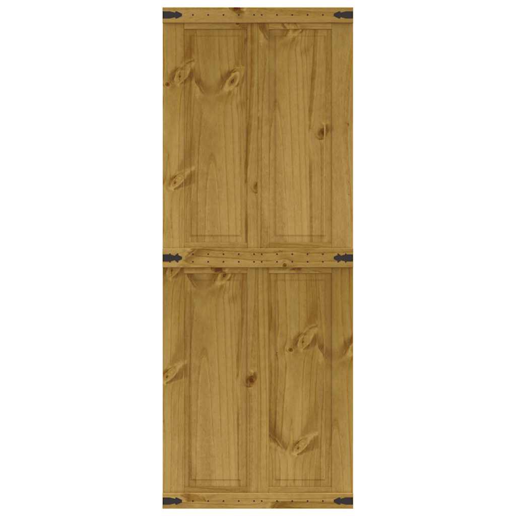 Puerta corredera Vidaxl Corona 70x210 cm de pino sólido