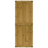 Puerta corredera Vidaxl Corona 80x210 cm de pino sólido