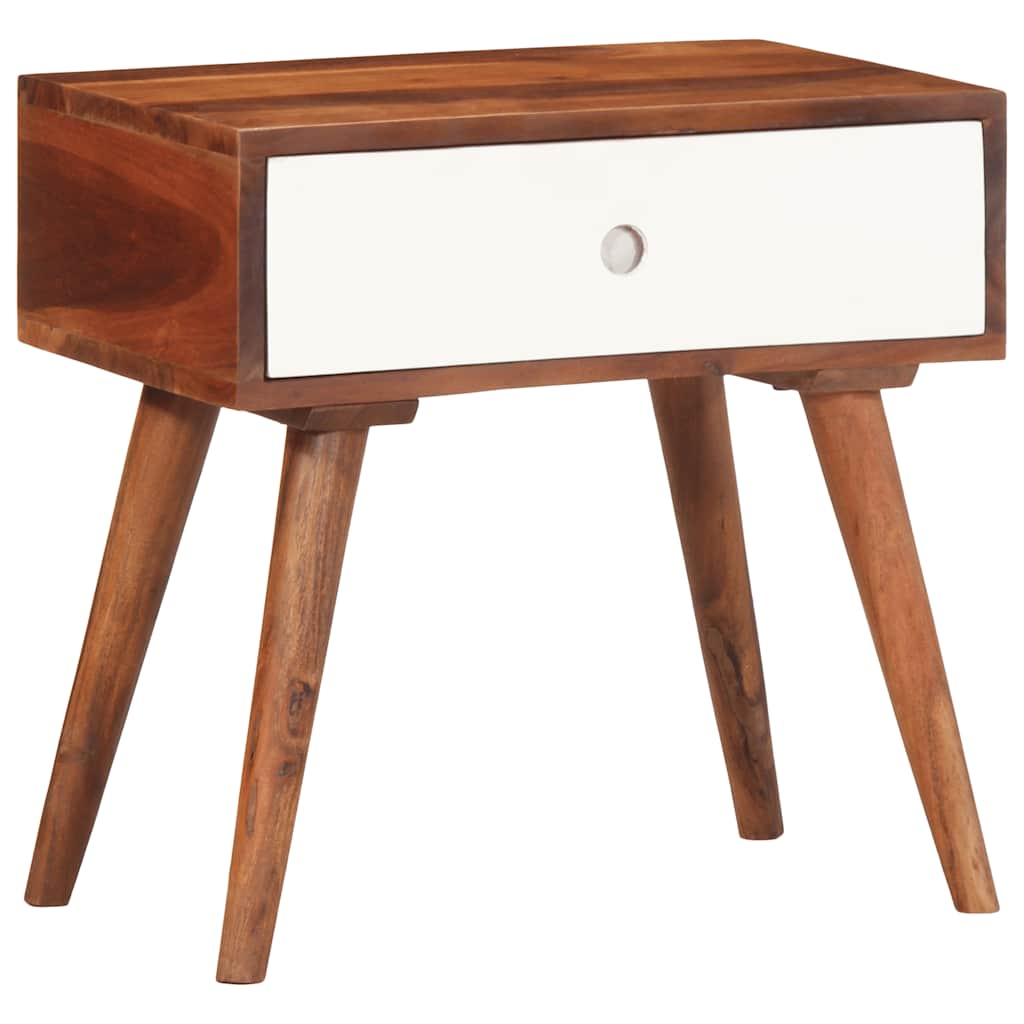 Vidaxl bijzettafel 45x30x45 cm massief acaciahout