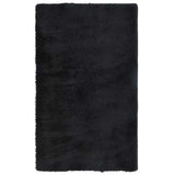 Vidaxl hoogpolig vloerkleed navarra 60x100 cm polyester zwart