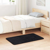 Vidaxl hoogpolig vloerkleed navarra 60x100 cm polyester zwart