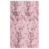 Vidaxl hoogpolig vloerkleed navarra 80x150 cm polyester stoffig roze