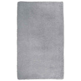 Vidaxl hoogpolig vloerkleed navarra 80x150 cm polyester lichtgrijs