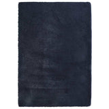 Vidaxl hoogpolig vloerkleed navarra 120x170 cm polyester marineblauw
