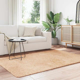 Vidaxl hoogpolig vloerkleed navarra 130x200 cm polyester beige