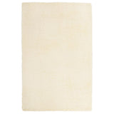 Vidaxl hoogpolig vloerkleed navarra 130x200 cm polyester crèmekleurig
