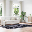 Vidaxl hoogpolig vloerkleed navarra 200x290 cm polyester donkergrijs