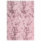 Vidaxl hoogpolig vloerkleed navarra 200x290 cm polyester stoffig roze