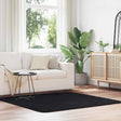 Vidaxl hoogpolig vloerkleed navarra 160x160 cm polyester zwart