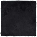 Vidaxl hoogpolig vloerkleed navarra 200x200 cm polyester zwart