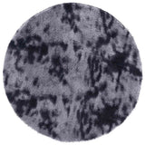 Vidaxl hoogpolig vloerkleed navarra 200x200 cm polyester donkergrijs