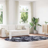 Vidaxl hoogpolig vloerkleed navarra 300x200 cm polyester donkergrijs