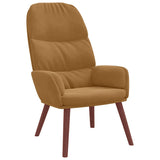 Vidaxl relaxstoel fluweel bruin