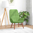 Vidaxl relaxstoel fluweel lichtgroen