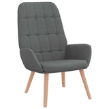Vidaxl relaxstoel stof donkergrijs