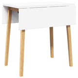 Vidaxl eettafel massief hout naturel rubber