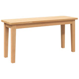 Vidaxl bank 90 cm massief hout rubber