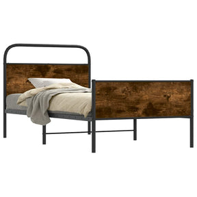 Vidaxl bedframe zonder matras bewerkt hout sonoma eikenkleur 90x200 cm